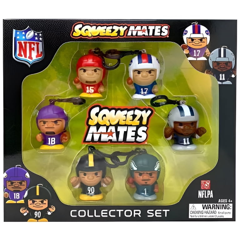 Party Animal NFL Squeezy Mates 2024 Collector Set, Includes Top