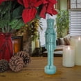 thumbnail image 3 of HGTV Home Collection by National Tree Company Christmas Decoration, Icy Blue, Nutcracker, 12 Inch, 3 of 4