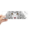 thumbnail image 1 of Tiger Head Close-up King Animal Rectangle Bumper Sticker Notebook Window Decal, 1 of 1