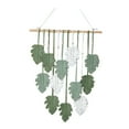 thumbnail image 1 of Tapiz de pared de macramé bohemio hecho a mano, colgante artesanal, tapiz tejido, decoración de pared para Verde, 1 of 9