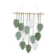 thumbnail image 1 of Hojas Macrame colgante de pared Boho decoración de la pared, Boho, arte de pared tejido borla Macrame para cuarto de niños dormitorio de bodas Premium Verde BLESIY Tapiz de macramé, 1 of 8