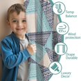 thumbnail image 3 of Blackout Kids Curtains,Boho Bohemia Flower Childrens Insulated Curtains Set Of 2,Bedroom Essentials,Toddler Room Decor 52"x84"(132x213cm), 3 of 4