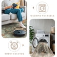 thumbnail image 4 of 4x6 Area Rugs for Living Room: Perfect for Bedroom Kitchen Kids Room Nursery - Stain & Water Resistant Non-Slip Pet & Child Friendly Vintage Carpet (Green, 4x6), 4 of 12