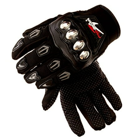 H2o Motorcycle Gloves - Steel Knuckle Motorcycle Gloves (Pair) Motorbike Protective Riding Accessories, Tactical Racing Gear