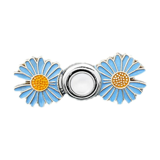 Huanglei Pant Waist Tightener Flower Buttons Pins For Loose Jeans New Adjustable Waist Buckle Extender Set Pants Clips No Sewing For Jeans Skirts (Flowers2)