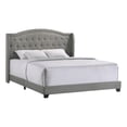 thumbnail image 2 of Intercon Furniture Rhyan Modern Fabric King Upholstered Bed in Smoke Gray, 2 of 4
