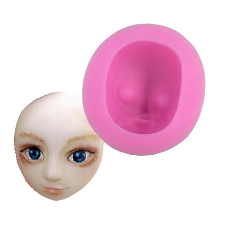 

Mädchen Kopf geformt Silikon Fondant Mold Schokolade Sugarcraft Cutter Mould! WA