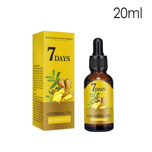 10/15/20/40ml Ginger Hair Loss Treatment Fast Hair Regrowth Essential Oil 7  Days Anti-loss Strong the Root of Hair Serum 
