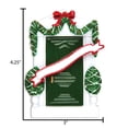 thumbnail image 6 of Ornaments by Elves Personalized Garnished Green Door Ornament Holiday Christmas Decorations 0.25lbs, 6 of 10