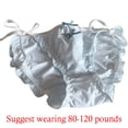 thumbnail image 3 of Lolitas Bows Ruffle Underwear Women's Low Waist Side Tie Panties Soft Breathable Bikinis Panties Ice Silk Underpants, 3 of 8