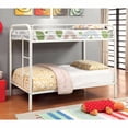 thumbnail image 2 of Benzara Rainbow Contemporary Bunk Bed, White, 2 of 3