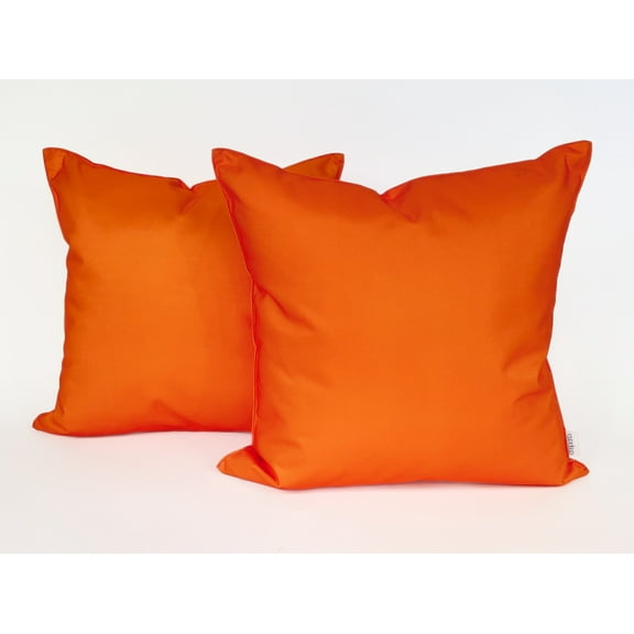 Ensperta Pack of 2 Outdoor Waterproof Throw Pillow Cover