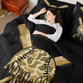 thumbnail image 4 of Castle Fairy Sport Baseball Twin Bedding Sets,Ball Gamer Bedding Comforter Set, 4 of 8