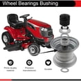 thumbnail image 3 of GUYUTING Kit de Roulements de Roue de Tondeuse pour Craftsman Husqvarna John Deere Alésage 3/4 Pouce Métal Longue Durée, 3 of 9