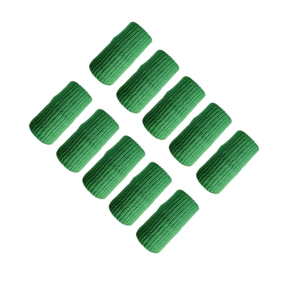 Soidarity 10 unids/set manga de nudillos portátil mano izquierda derecha elástico transpirable nudillos Brace Protector guantes de protección equipo Bádminton Verde Soidarity OD028317-01