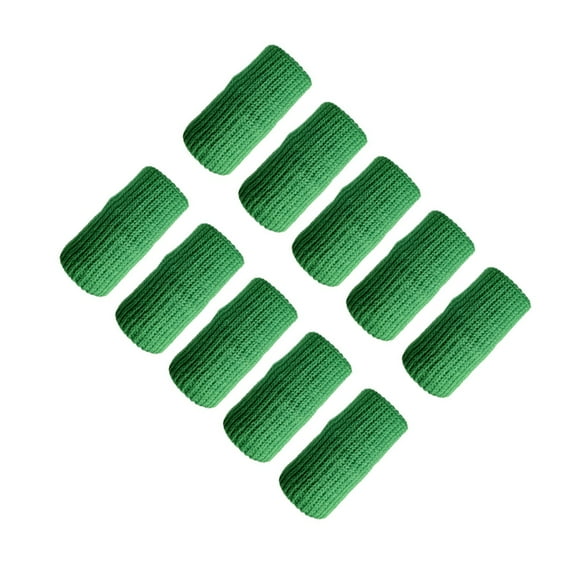 Eigraketly 10 unids/set tenis nudillo manga antideslizante elástico