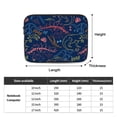 thumbnail image 3 of Dino Pattern 17 inch Portable Laptop Sleeve Compatible with MacBook Air Notebook Computer Case for Men Women College School Students, 3 of 7