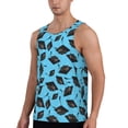 thumbnail image 2 of Salouo Graduation Hats2 for Men's Tank Tops,Sleeveless Muscle Shirts for Men Quick Dry Workout Tank Top Gym Muscle Tee Fitness Bodybuilding Sleeveless T Shirt-XX-Large, 2 of 7