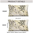 thumbnail image 3 of Dahlia Pillow Covers 12x20 Inch Set of 2 Summer Rust Geometric Flower Outdoor Decorative Throw Pillows Farmhouse Rust Yellow Pillow Case Linen Square Cushion Cover for Home Sofa Living Room, 3 of 6