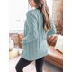 thumbnail image 4 of Jersey tipo cárdigan PRETTYGARDEN para mujer, tejido trenzado, verde (M), 4 of 9