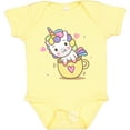 thumbnail image 3 of Inktastic Teacup Unicorn Boys or Girls Baby Bodysuit, 3 of 5