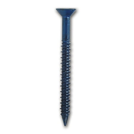 Masonry Wall Tie - Simpson Strong Tie TTN18134PF 3/16-Inch by 1-3/4-Inch Titen Concrete and Masonry Screw with Phillips Head, Blue, H suffix for hex head By Simpson StrongTie