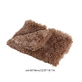 thumbnail image 3 of Pet Dog Bed Blankets, Fluffy Dog Throw Blankets Sleep Mat, Soft Puppy Blankets Cat Kitten, Fuzzy Reversible Blanket for Bed, Couch, Sofa, Travel, Washable & Lightweight, 31x21in, 3 of 6