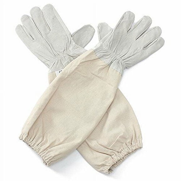 Alles XXL Goat Leather Goat Skin Beekeeping Gloves with Vented Sleeves, 1 Pair