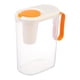 thumbnail image 2 of Jarra Kabnic para refrigerador con tapa, 2 l/68 oz, de plástico, para el hogar, resistente a altas temperaturas, grande, color blanco, 2 of 8
