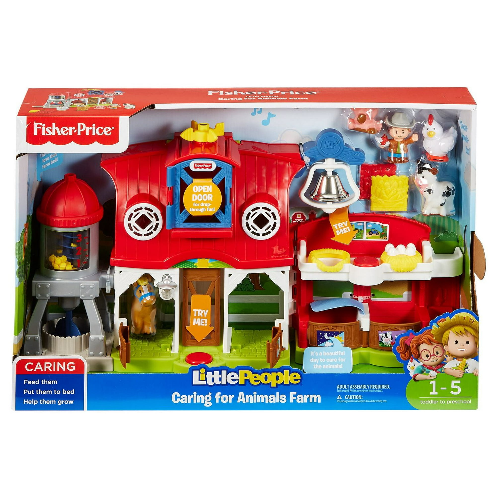 Fisher-Price Little People Caring for Animals Farm Playset English