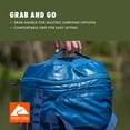 thumbnail image 5 of Ozark Trail 70L Coated Polyester Ripstop Duffel Bag, with Backpack Straps for Travel, Blue, 5 of 13