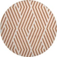 thumbnail image 2 of Addison Rugs Mayfield Washable Transitional Geometric Paprika Round Rug, 8' x 8', 2 of 5