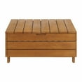 Barton Outdoor Natural Eucalyptus Wood Coffee Table with Lift Top