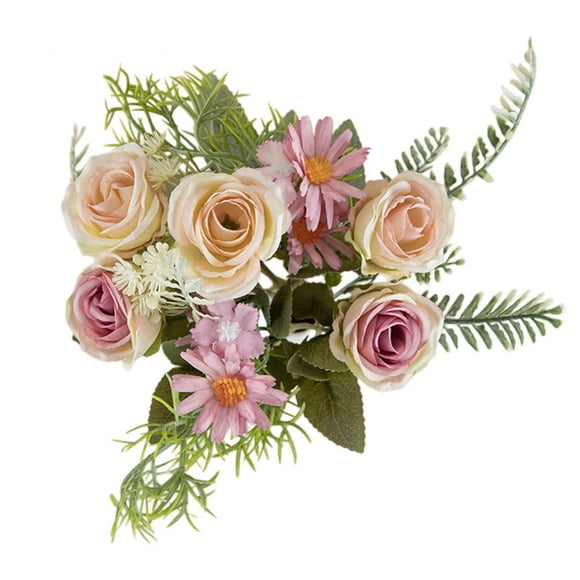 TACILIP Imitation Flower Home Decoration Wedding Handheld Flower Wall Artificial Flower Home Decor, Mom Gifts