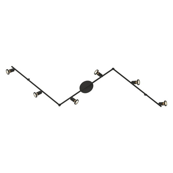 Eglo Lighting - Tremendo - 6-Light LED Track Light In Modern Style 4.33 Inches