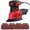 Black & Red (US Plug 110V)[cite: 1], variant on BIMZUC 200W Detail Sander Compact Electric Sanding Machine with 20Pcs Sandpaper, 12500 RPM Woodworking Grinder, 9.3 inches / 23.6 cm (UK Plug 220V)[cite: 1]
