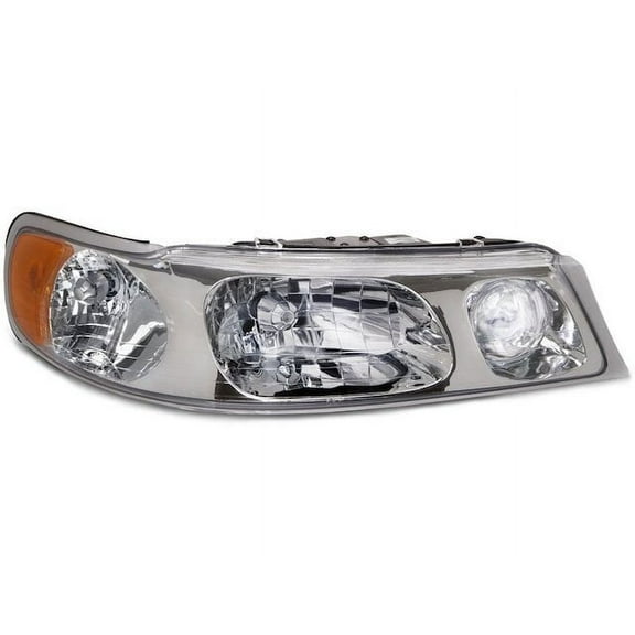 Right Passenger Side Headlight Assembly - Compatible with 1998 - 2002 Lincoln Town Car 1999 2000 2001