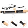thumbnail image 2 of KAKOWELY 1 Set Of German 8 Hole Soprano Recorder For Kids Beginner Practice Clarinet With Cleaning Rod And Case Bag Plastic Student Practice Wind Instrument, 2 of 5