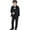 Navy, variant on KyCheLot Boys 4 Piece Outfit Formal Lapel Jacket Long Sleeve Dress Shirts and Suit Pants with Bow Tie Wedding 1-13Years