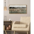 thumbnail image 4 of Drsoum Vintage Landscape Wall Art Meadow Sea of Flower Wall Prints Classic Retro Farmhouse Rustic Decorations for Living Room Bedroom 8x16in Natural Framed, 4 of 6