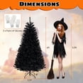 thumbnail image 3 of Costway 6 FT Halloween Tree Artificial Decoration Tree with 758 Branch Tips 6 Lighting Modes, 3 of 10