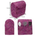 thumbnail image 5 of Abstract Lounger Chair Bag, Geometrical Theme Star Patterns from Circular Shapes, High Capacity Storage with Handle Container, Lounger Size, Dark Magenta Magenta, by Ambesonne, 5 of 5
