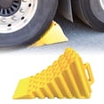 thumbnail image 6 of Truck Car Wheel Chock Non Slip Stopper Lightweight Multifunctional Universal 45x25x20cm, 6 of 8