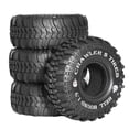 thumbnail image 1 of 4Pcs 1.9Inch 118mm Rubber Tires for 1/10 Rock Track Redcat Scx10 Ii Axial 90046/90047 Yikong D90 Trx4 Trx6 Rc Car Tyre, 1 of 5