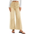 thumbnail image 5 of High Waist Casual Women Ankle Jeans Straight Leg Denim Pants, 5 of 6