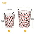 thumbnail image 3 of Lsque Dachshund dogs and hearts Pattern Laundry Hamper Basket, Tall Woven Rope Hamper Basket for Clothes, Lightweight Storage Basket, Collapsible Waterproof-Medium, 3 of 6