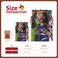thumbnail image 3 of Yiaed Monster High Print Christmas Small Burlap Bags with Drawstring, Burlap Gift Bags Christmas Linen Treat Sacks Gift Wrapping Bags Xmas Holiday Party-Small, 3 of 7