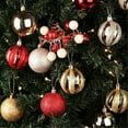 thumbnail image 5 of 30PCS Christmas Balls Ornaments,Shatterproof Holiday Wedding Hanging Ornaments Christmas Tree Decoration -2.36" in Dia, 5 of 9