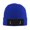 Blue, variant on Crescent Moon Beanie Hat Men Women Warm Printed Cap Knit Beanies Hats Outdoor Winter Red