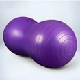 thumbnail image 3 of BESTSKY Peanut Ball, Thickened Anti-Burst Yoga Ball for Exercise and Workout, PVC Material for Safety, Clear Textured Grip, Ideal for Children’s Rehabilitation and Massage, 3 of 7